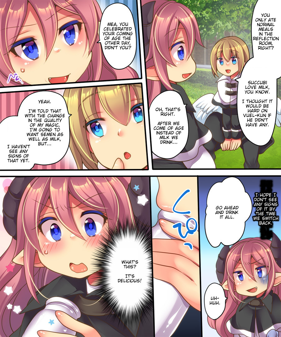 Hentai Manga Comic-Angel-kun and Succubus-chan are Swapped-Read-12